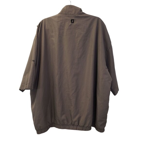 Footjoy Dryjoys Short Sleeve Pullover Windbreaker Jacket Size XXL - Picture 2 of 8
